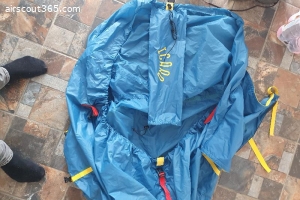 Schnellpacksack für Gleitschirm Ausbildung